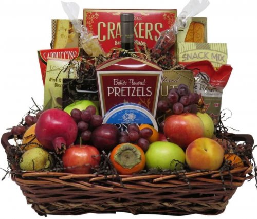 Fruits & Snacks Gift Basket | Montpetit Créations