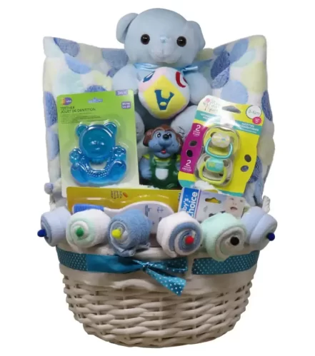 Paneirs Cadeaux Bébé Montpetit Creations | Baby Gift Baskets Westmount | Free Delivery