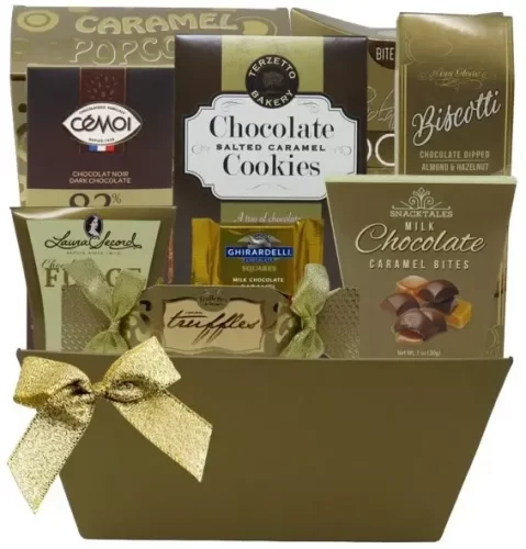 Panier cadeau chocolats | Sucré | Chocolate gift basket